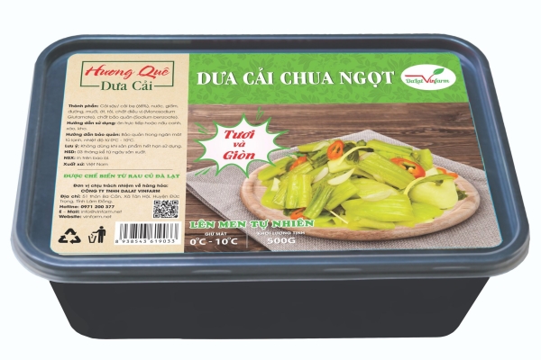 Dưa cải chua ngọt - Dalat Vinfarm - Công Ty TNHH Dalat Vinfarm
